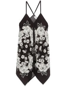 P.A.R.O.S.H. блузка Steven, серый