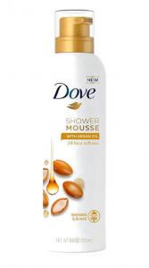 Dove, Мусс для душа, мусс для мытья тела с аргановым маслом, 200 мл
