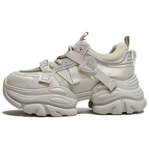 Дышащие низкие кроссовки на массивной подошве для женщин TATA, Ecru