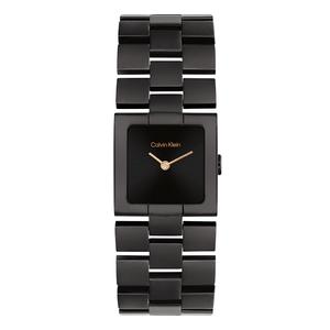 Calvin Klein Женские наручные часы кварцевые стальной браслет черный циферблат