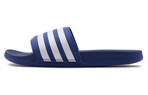 Шлепанцы серии Adilette унисекс, белые/королевские/зеленые Adidas
