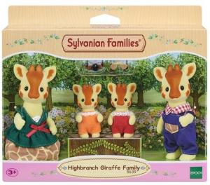 Sylvanian Families, коллекционные фигурки, семейный набор длинношеих жирафов