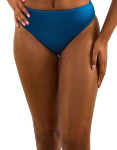 Плавки Kylie с высокой талией и высокими бедрами в бирюзовом цвете Wolf & Whistle