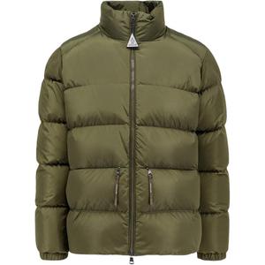 Стеганое утепленное пальто Moncler, зеленый