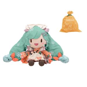 Хацунэ Мику Snow Miku 2024 Fuwa Petit Fufu плюшевая кукла высота 50см SEGA