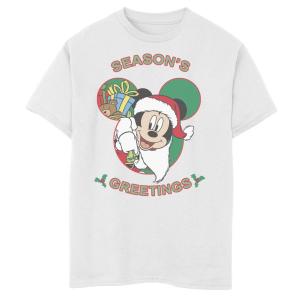 Футболка Disney's Mickey Mouse с рождественским рисунком для мальчиков 8–20 лет Mouse Season's Greetings Disney