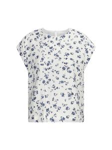 Рубашка Фалиша кремового/темно-синего цвета MOSS COPENHAGEN