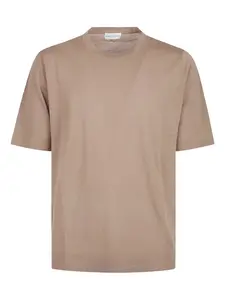Хлопковая футболка с короткими рукавами Ballantyne, коричневый