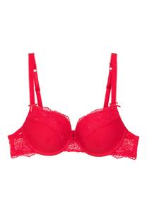 LingaDore Push-up бра 'DAILY' в красном цвете