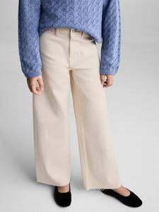 Детские бесшовные джинсы прямого кроя Mango, Beige