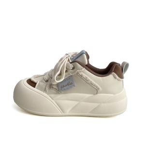 City camel Дышащие женские скейтерские кеды без подкладки сине-коричневые, цвет Unlined Blue Brown Shoes