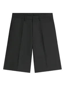 Шерстяные шорты строгого кроя DRIES VAN NOTEN, черный