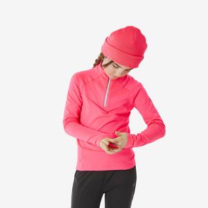 INOVIK Детская рубашка для беговых лыж с длинными рукавами - XC S TS 100 розовая