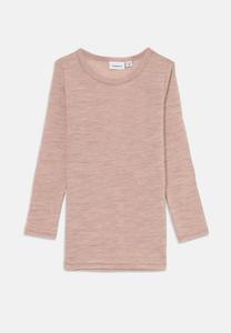 Топ Name it NMNWAX WOOL RIB TOP, Shadow Gray/Taupe