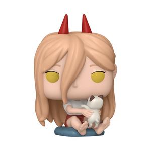 Фигурки Chainsaw Man Power и котенка в стиле чиби Funko