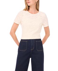 Женская футболка с круглым вырезом и короткими рукавами Vince Camuto, Birch