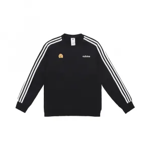 Чёрная толстовка Adidas мужская