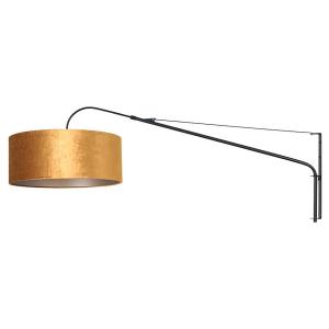 Настенный светильник Steinhauer Liiri X, бархат / алюминий - 1 лампа - латунь