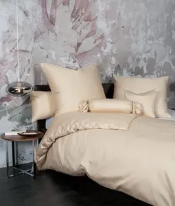 Постельное белье Janine Mako-Satin Colors 135X200 песочного цвета Original Janine