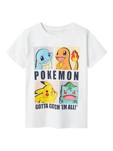 Футболка NAME IT Shirt Dazz Pokemon, белый