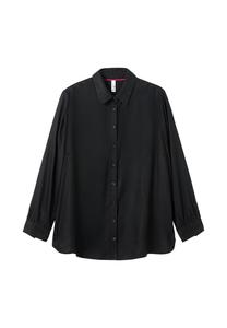 Блузка из мягкого струящегося вискозного твила sheego, черный