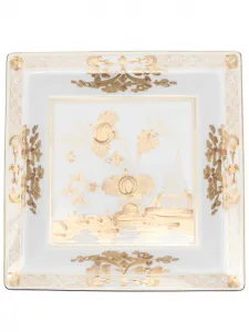 Поднос Oriente Italiano (24.5 x 24.5 см) Ginori 1735, белый