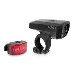 Комплект велосипедных фонарей Acid Pro 40, серебряный