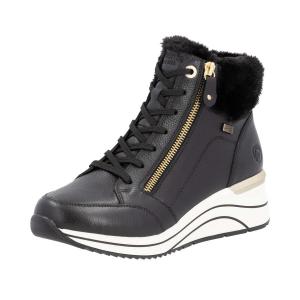 Ботильоны на шнуровке REMONTE Lace-Up Ankle Boots, черный