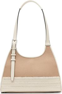 Сумка-мессенджер Calvin Klein Quill с тремя отделениями, Natural/White Canvas