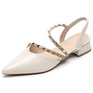 Повседневные туфли на низком каблуке, женские, телесного цвета GOSO, Black