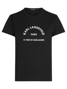 Karl Lagerfeld Футболка 'Rue St-Guillaume' в черном цвете