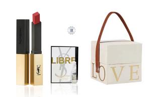 SAINT LAURENT Набор помад Little Gold Bar Love Limited Edition легко растушевывается и держится долго