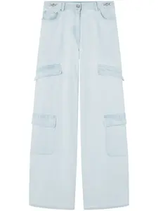 Широкие джинсы карго VERSACE, синий