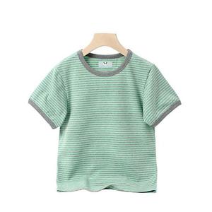 Детская футболка с полосками Mykids-Usa, Green