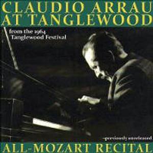Диск CD Claudio Arrau At Tanglewood - All Mozart Recital - Wolfgang Amadeus Mozart, Claudio Arrau