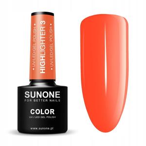 Лак Sunone Highlighter 3 неоновый гибридный 5г