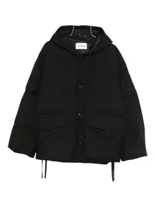 Стеганое пальто с капюшоном Tonywack, черный