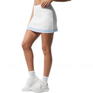 Повседневная короткая юбка женская Alo Yoga, белый/синий