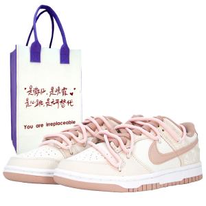 Nike Кроссовки Dunk Ethereal Butterfly Low top для женщин, розовые