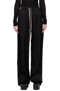 Домашние брюки Temple Dietrich на шнуровке Rick Owens, черный