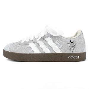 Кроссовки для скейтбординга VL Court Lifestyle, низкие, унисекс, серебристо-серые Adidas Neo, Silver Gray