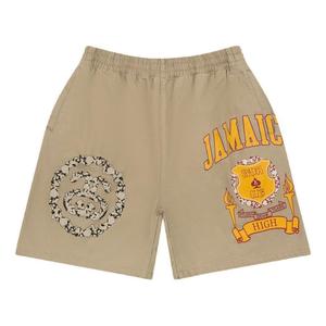 Спортивные шорты Denim Tears x Stussy Jamaica High Shorts 'Khaki', бежевый