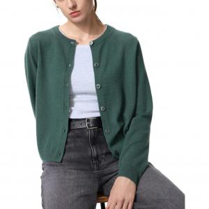 Кашемировый свитер Women's UNIQLO, оливковый