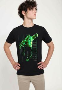 Футболка с принтом MARVEL HULK GLOW UNISEX Marvel, черный