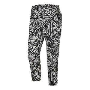 Брюки men's sb printed skate pants printing skateboard long pants/trousers black white Nike, черный