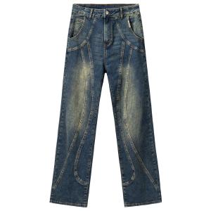 Джинсы унисекс Xinyinsu, желтый