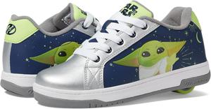 Кроссовки Heelys Split Mandalorian (Little Kid/Big Kid/Adult), зеленый/серебряный