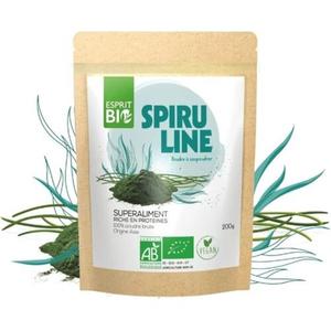 Органический порошок спирулины 200 г Superfood Protein Esprit Bio
