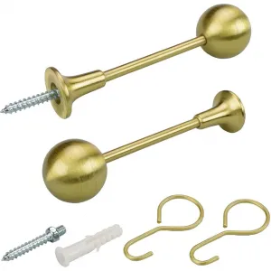 Подхват для штор для карнизов Ø 16 мм Liedeco, золотистый/матовый