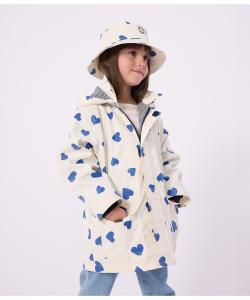 Парка для яхтинга с принтом в виде сердечек